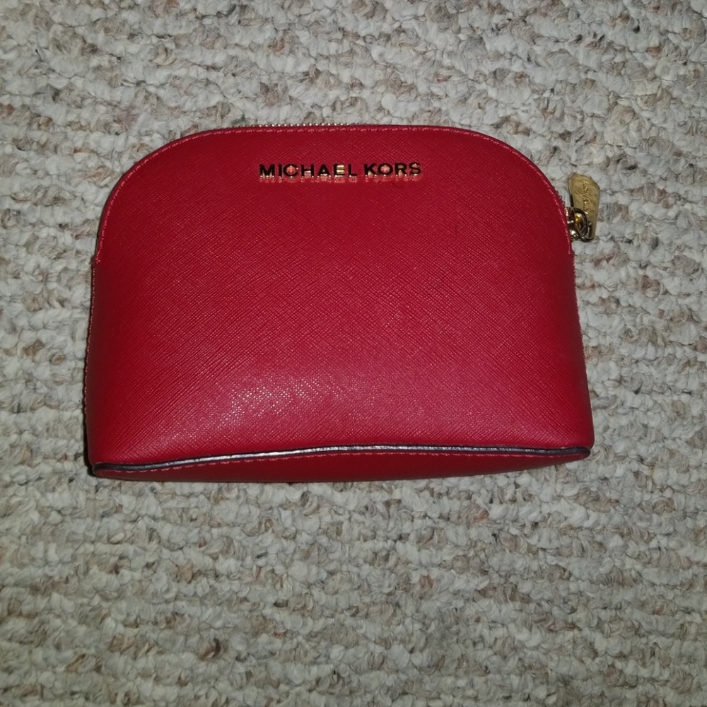 Michael Kors toiletries/makeup/clutch